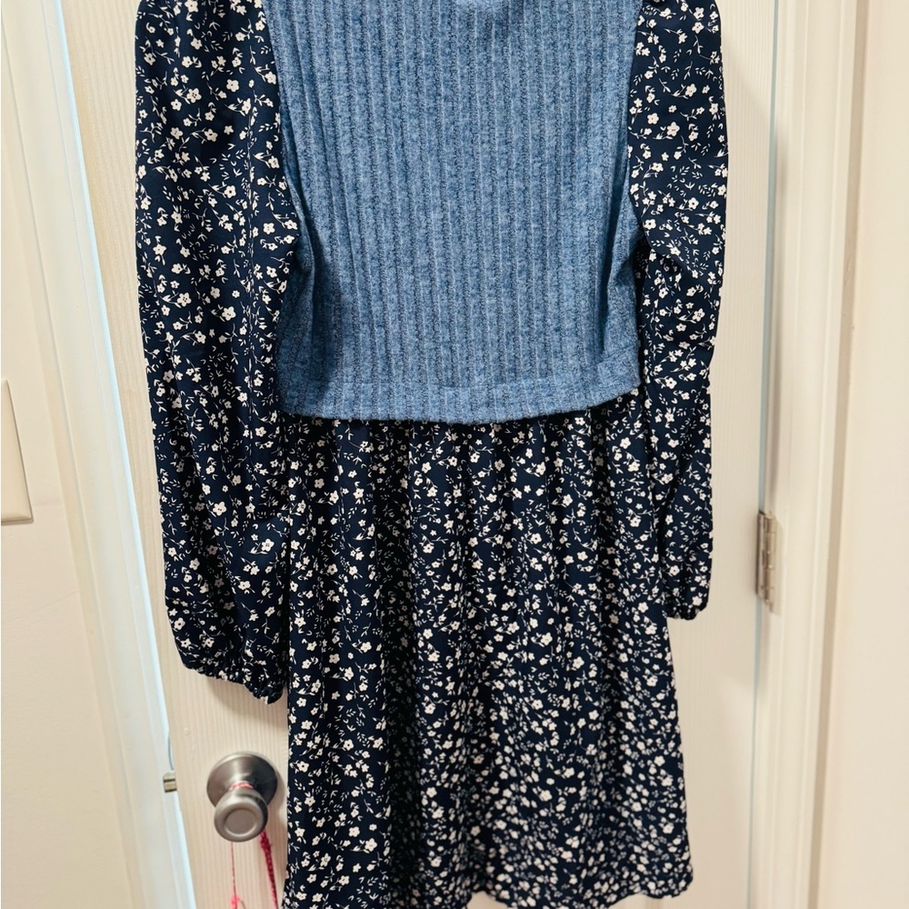 Floral Blue women’s Dress